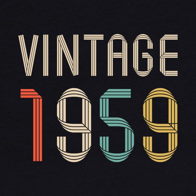 Vintage 1959  63  years old birthday by hoopoe